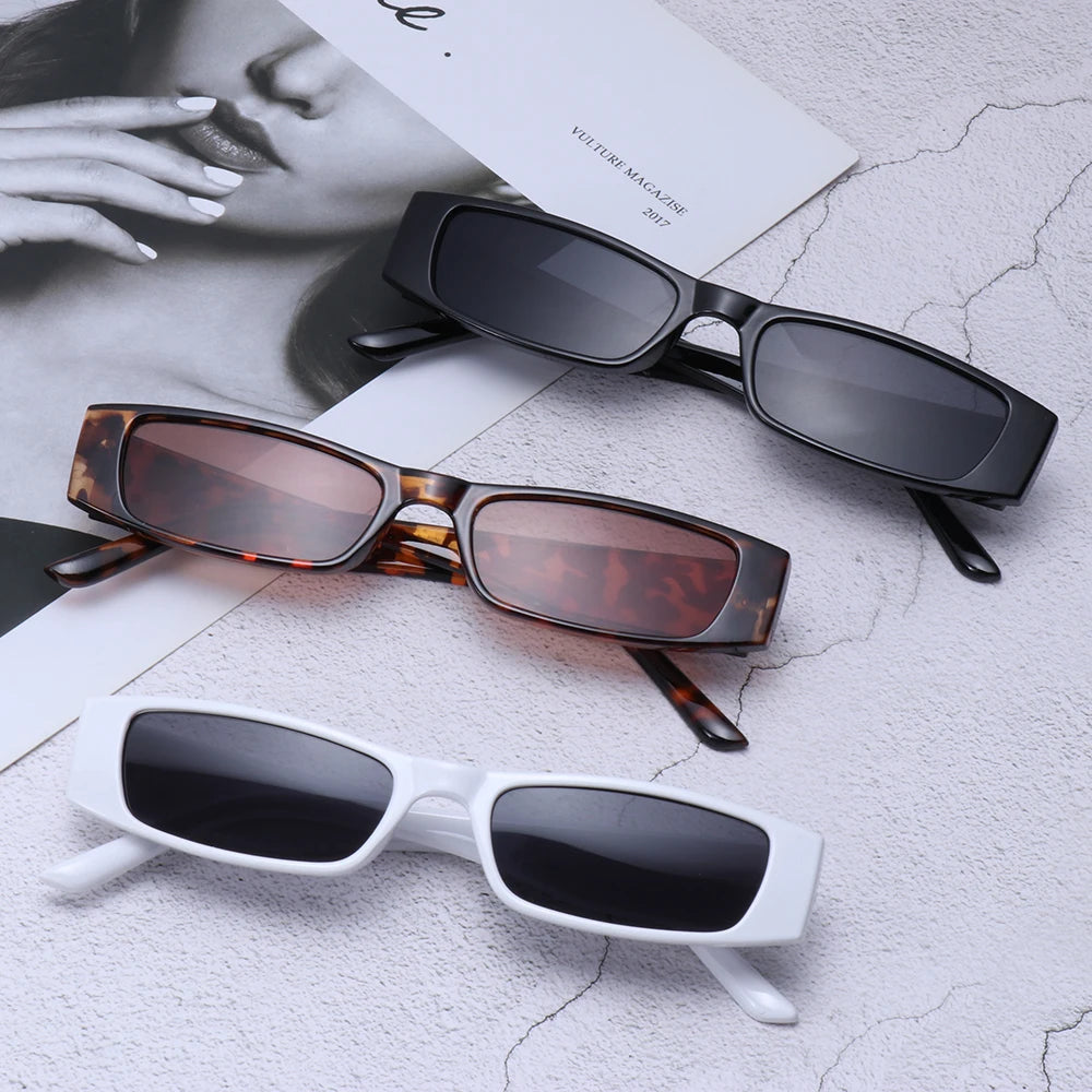 Vera - Lunettes de soleil rectangulaires vintage avec protection UV