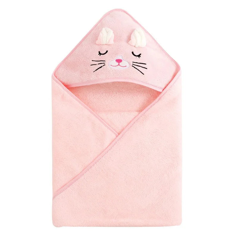 Zachte Baby Badcape™ – Met Capuchon & Schattig Design