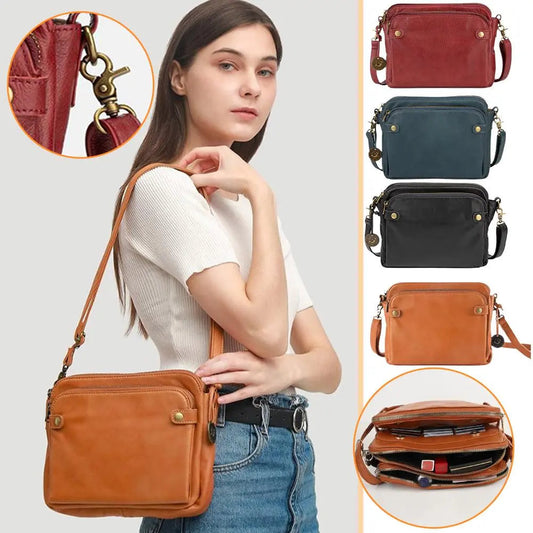 LuxeLeather - Leather Crossbody Bag Tarhus