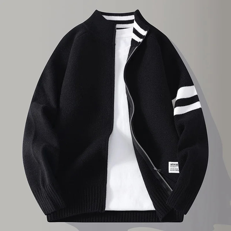 Zenon | Sweter dzianinowy na zamek