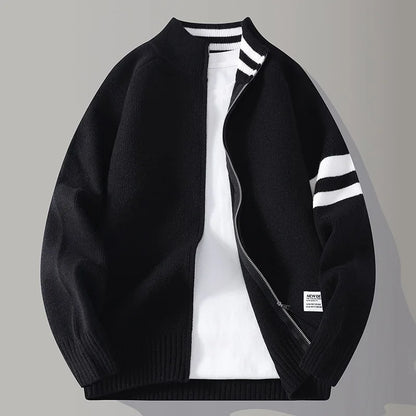 Zenon | Sweter dzianinowy na zamek