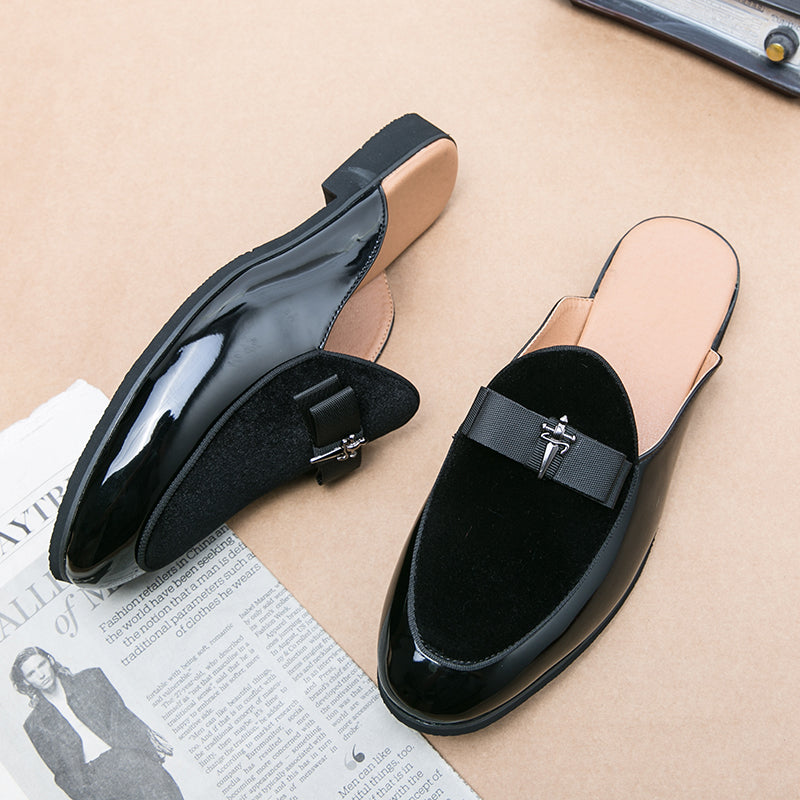 Thomas – Mocassins à Enfiler avec Semelle Plate et Talon Rond