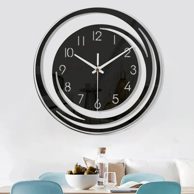 Contemporary Wall Clock for Modern Home Decor – Minimalist Timepiece for Living Room, Office and Bedroom