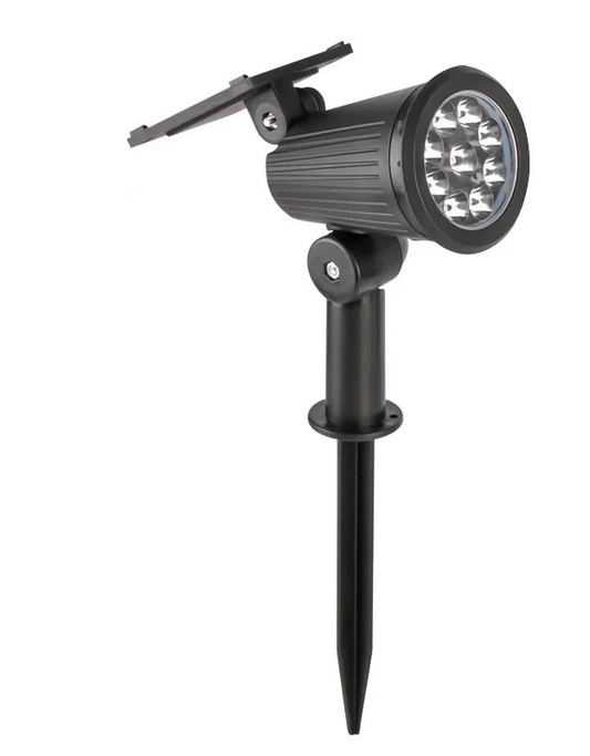 Luminara LED Solar Gartenstrahler mit Erdspieß und Farbmodus