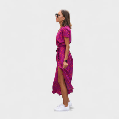 Lirio Rosa – Vestido Boho Chic que realza tu espíritu libre