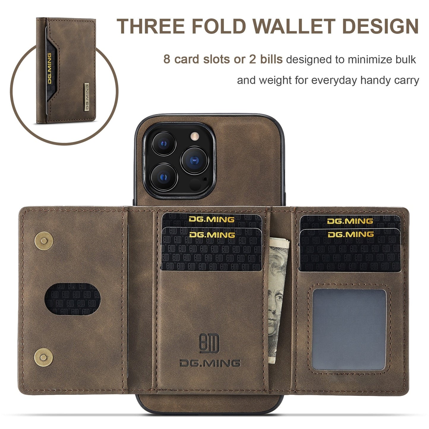 Luxe Leather iPhone Wallet Case