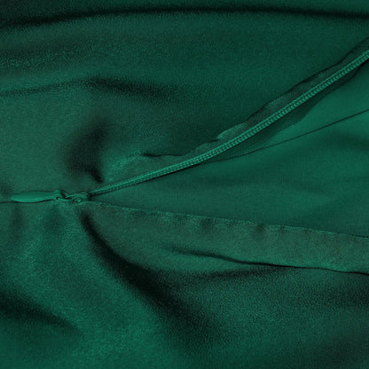 Solenneira | Satijnen halterjurk voor formele gelegenheden – elegante satijnen avondjurk