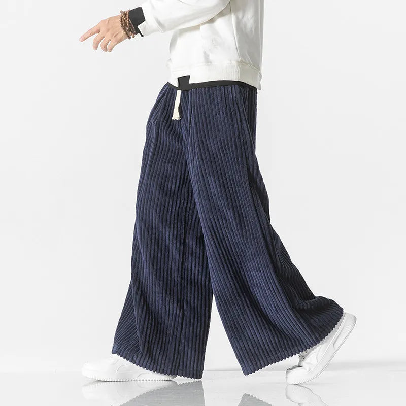 Vintage Oversized Flannelbukser