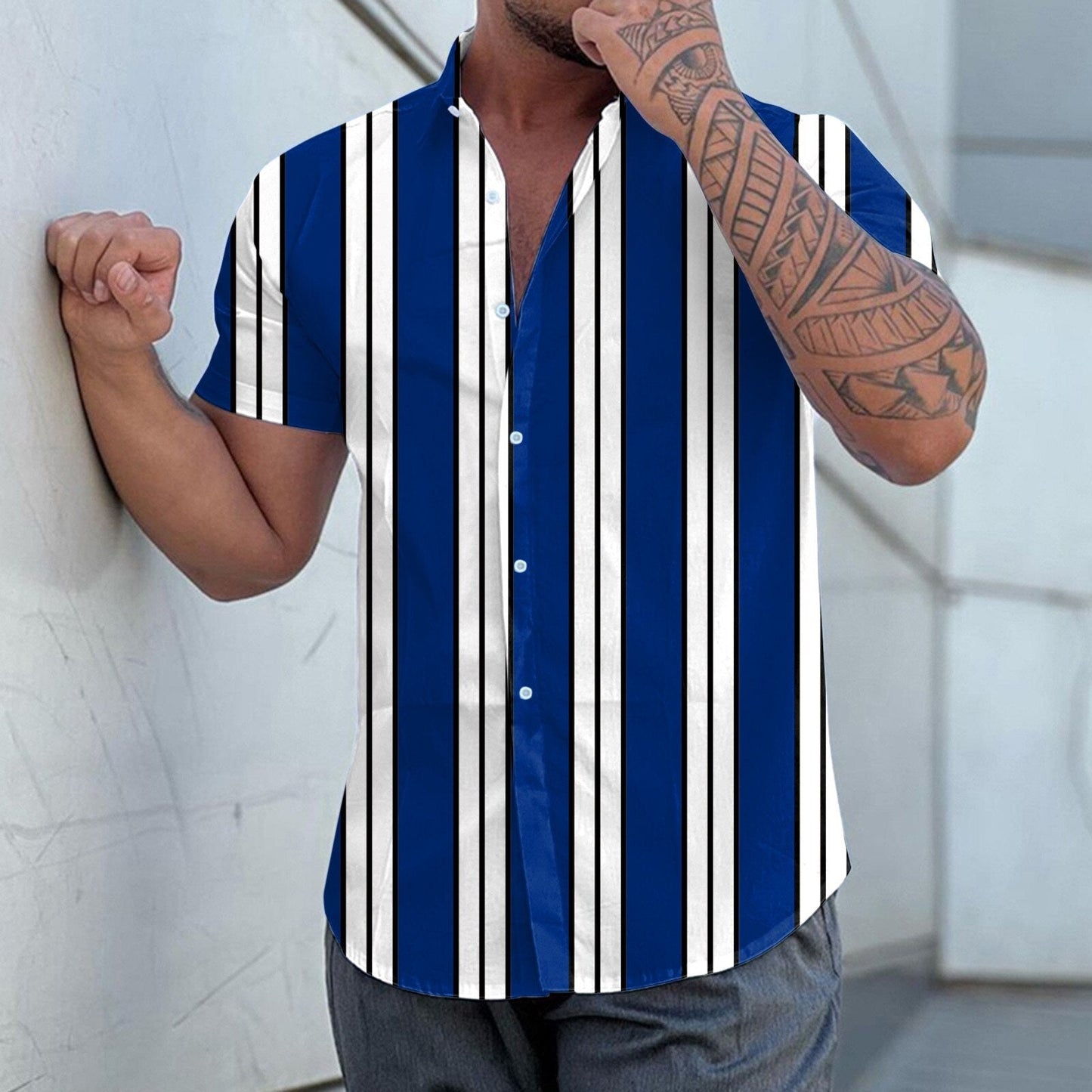 Zane Bluse | Mit Streifendesign