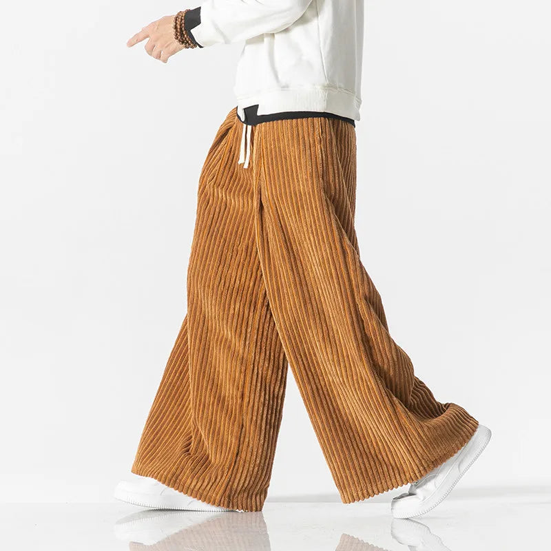 Vintage Oversized Flannelbukser