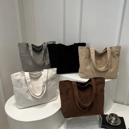 Rosemary Corduroy Everyday Tote