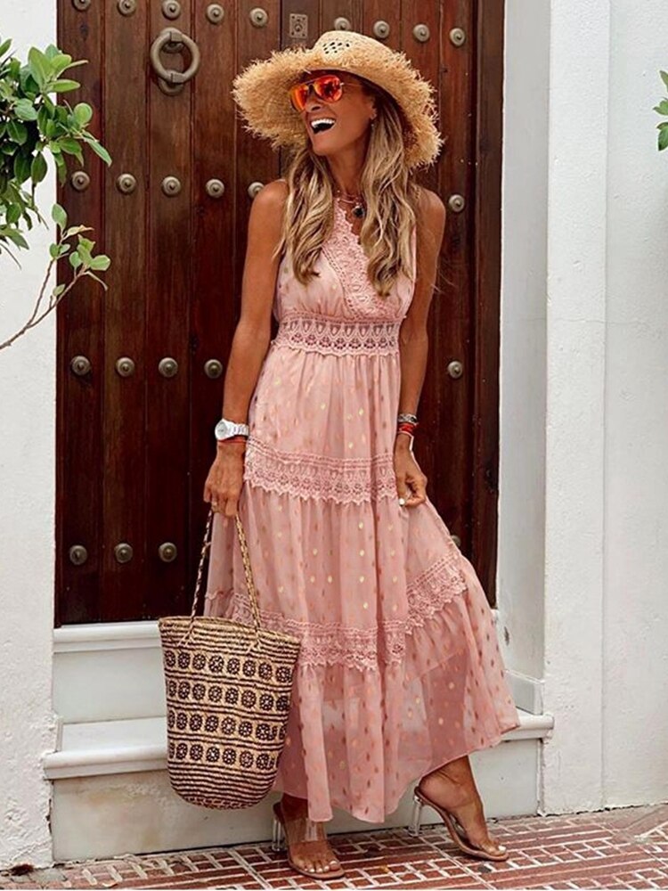 Jurk_Dames_Boho_Comfortabel_Luchtig_Zomer_Victoria_Mae_Nederland_Belgie