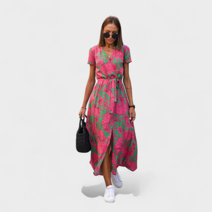 Lirio Rosa – Vestido Boho Chic que realza tu espíritu libre