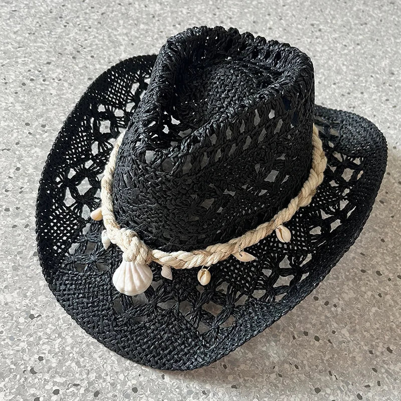 Sterling Ocean Drift™ Handwoven Straw Hat – Shell Accent Edition