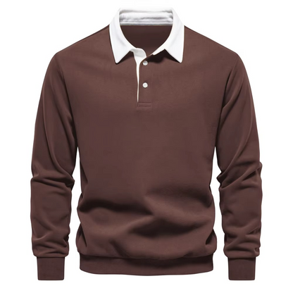 Magnus | Classic Men's Sweater with Polo Collar