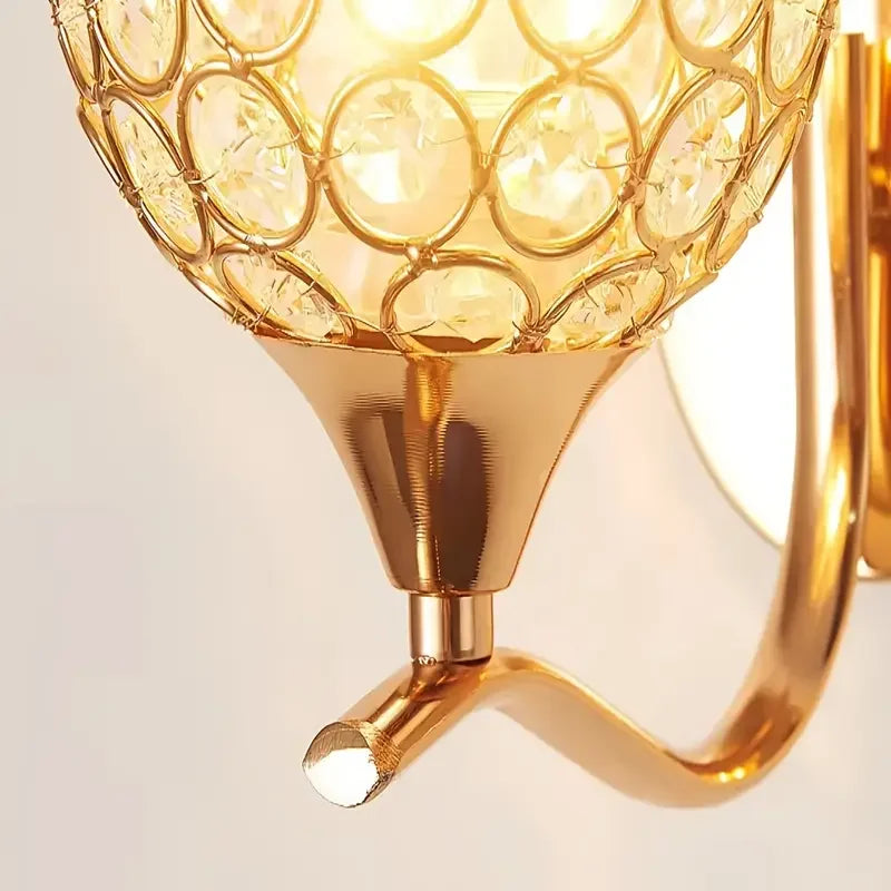AureliaLux – Moderne Kristallen Wandlamp