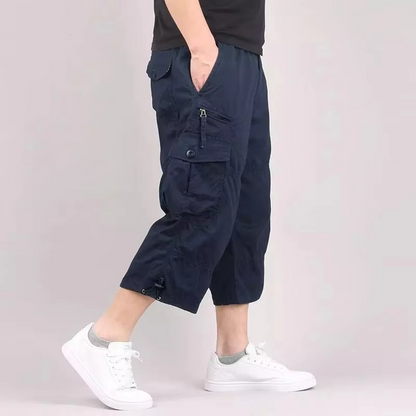 Utility Cargo Knee-Length Shorts