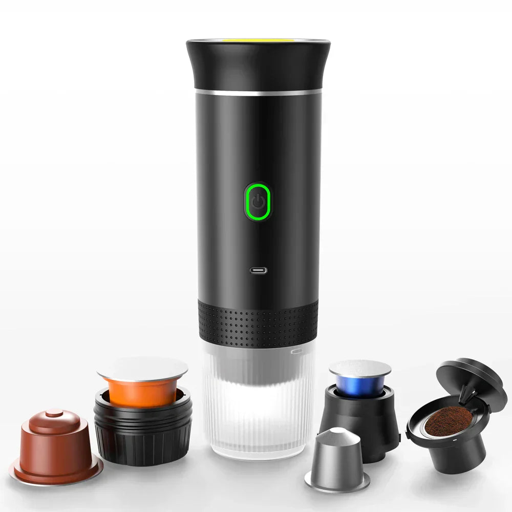 BrewGo™ | Draagbare Koffiemachine 3-in-1 Capsule