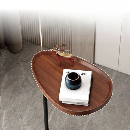 Nirethia – C-förmiger rollbarer Beistelltisch für Sofa und Bett – Perfekte Verbindung für jeden Raum - Roborro