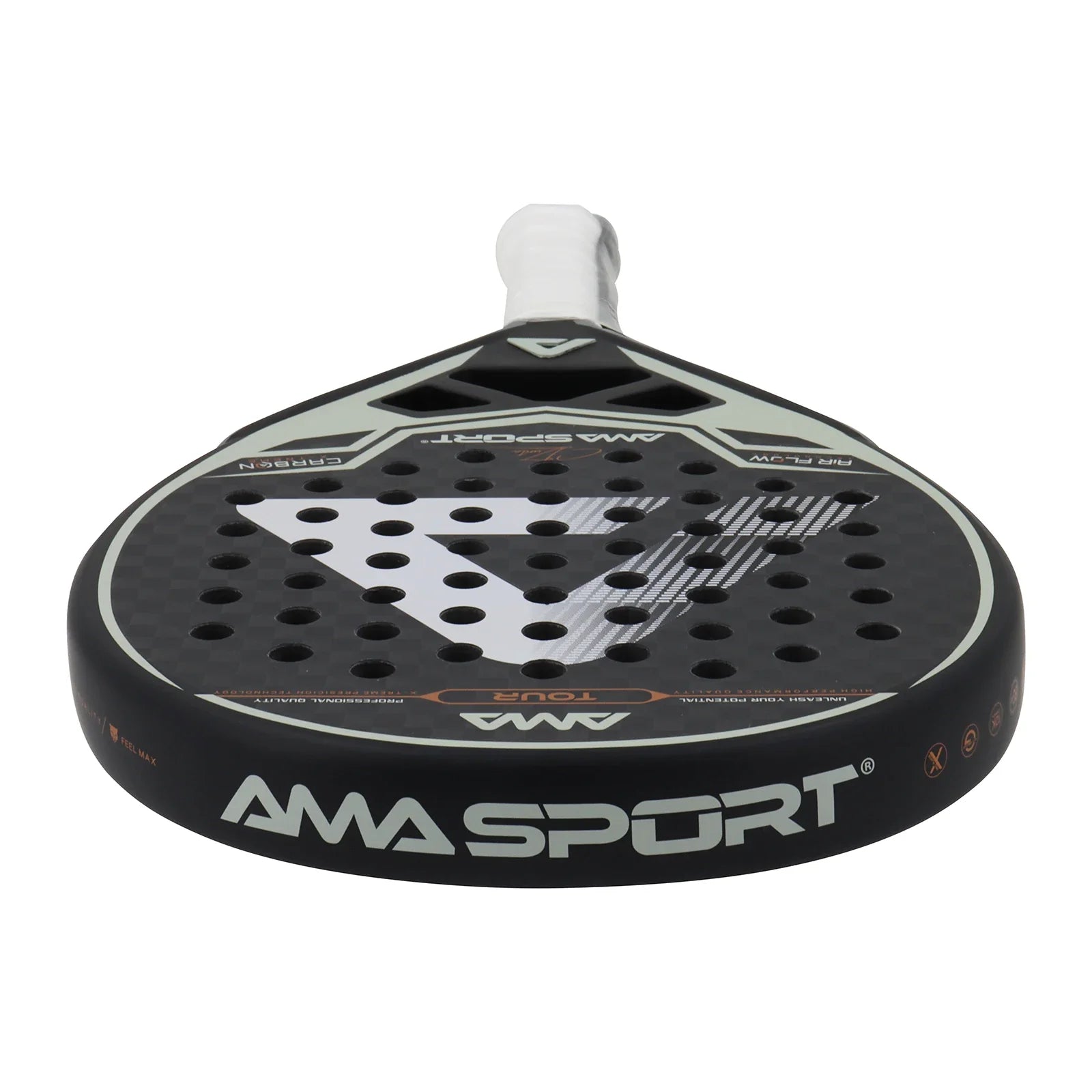 Raquette De Padel Carbone 12K Équilibre Moyen