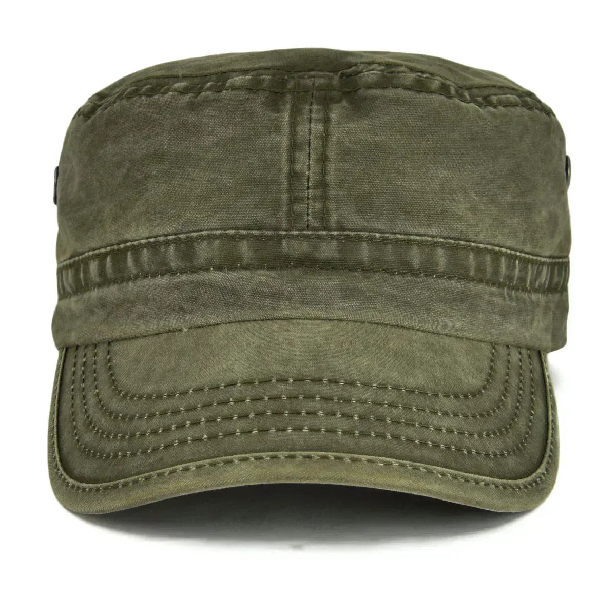 Casquette militaire pour homme en coton résistant – style vintage ajustable et intemporel
