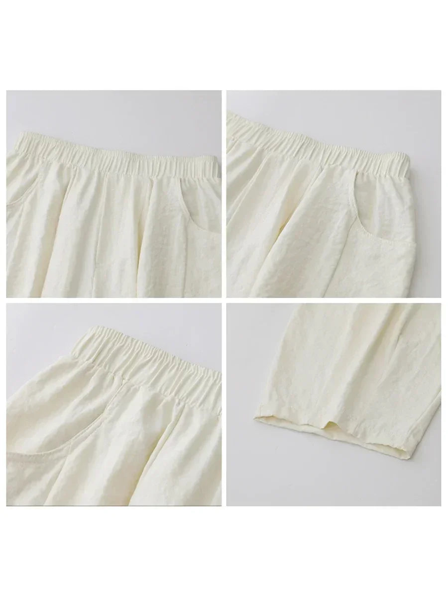 Elegante Højtaljede Bukser i Wide-Leg Design