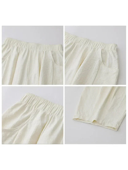 Elegante Højtaljede Bukser i Wide-Leg Design