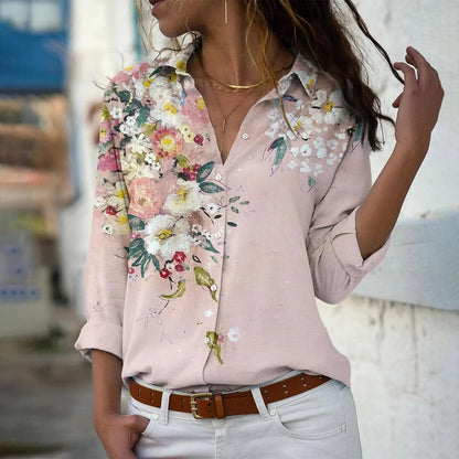 IRAVELLEA – CASUAL PRINTED BLOUSE