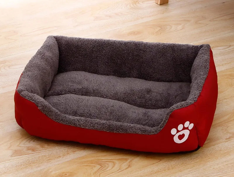 CloudBed - Square Nest Dog Bed – Washable Cotton Pet Sofa Bed for Small, Medium & Large Dogs