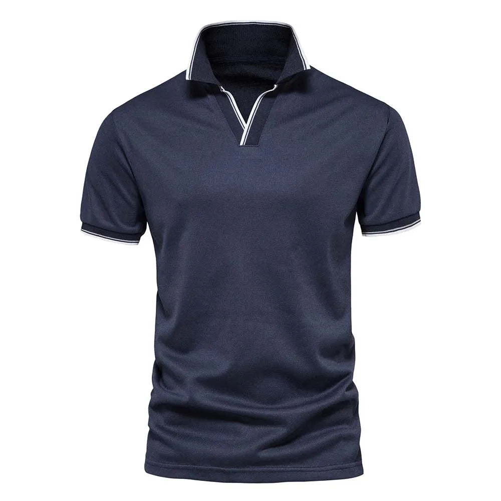 Kaufmann™ | Herren Polo mit V-Ausschnitt