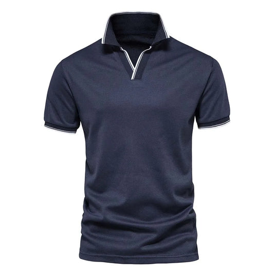 Kaufmann™ | Herren Polo mit V-Ausschnitt