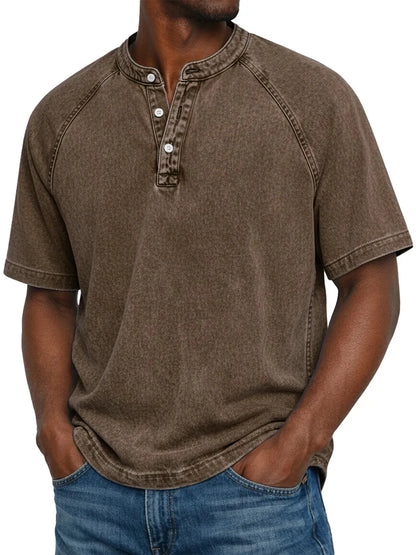 Pedro | Vintage-Herrenhemd med knapper