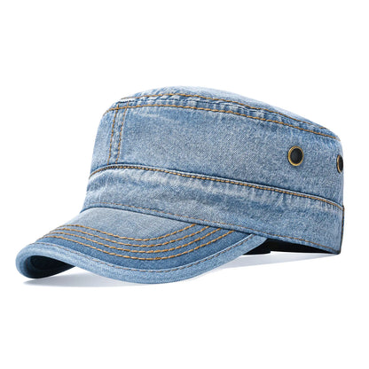 Casquette militaire pour homme en coton résistant – style vintage ajustable et intemporel
