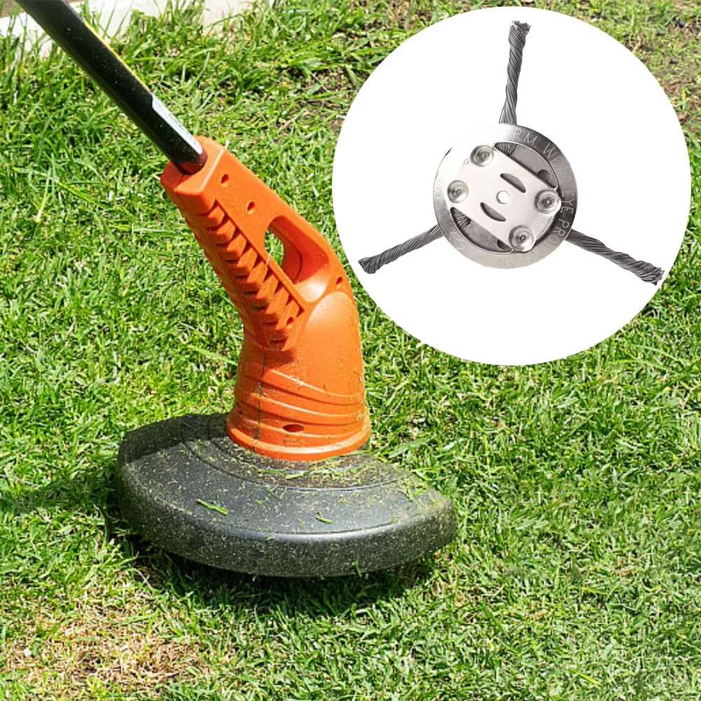 Heavy-Duty Steel Brush Head for Lithium Trimmers