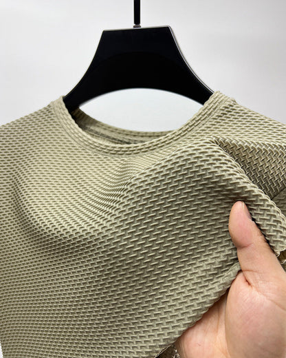 Eidely Textured Bamboo Tee