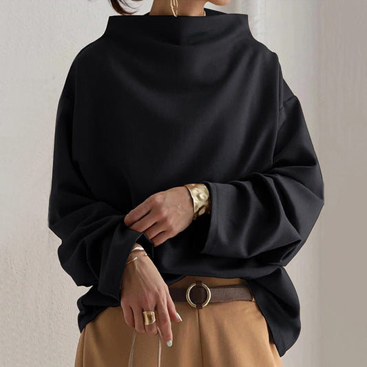 Lisa | Sleek High-Neck Casual Top
