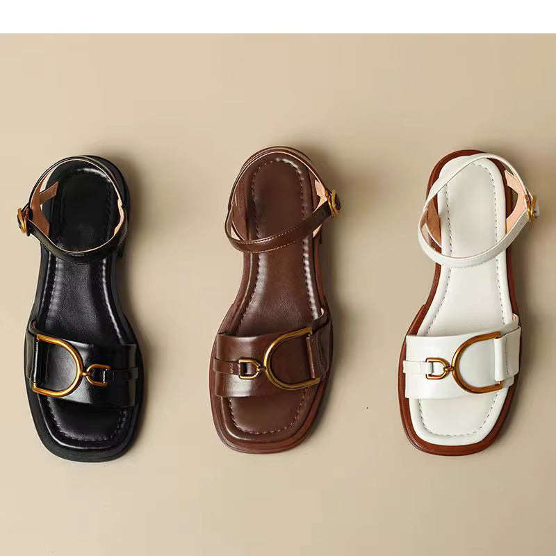 Samantha – Elegant Buckle Strap Sandal