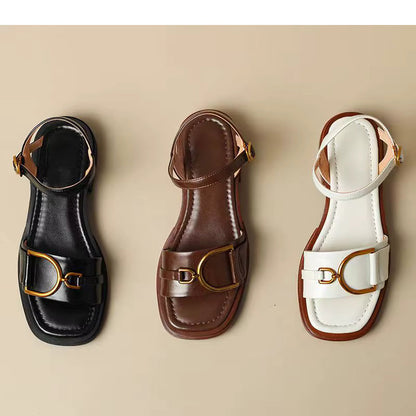 Samantha – Elegant Buckle Strap Sandal