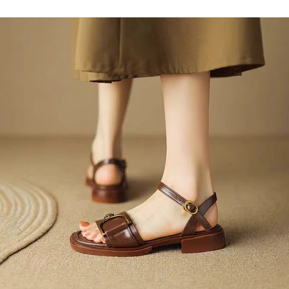 Samantha – Elegant Buckle Strap Sandal