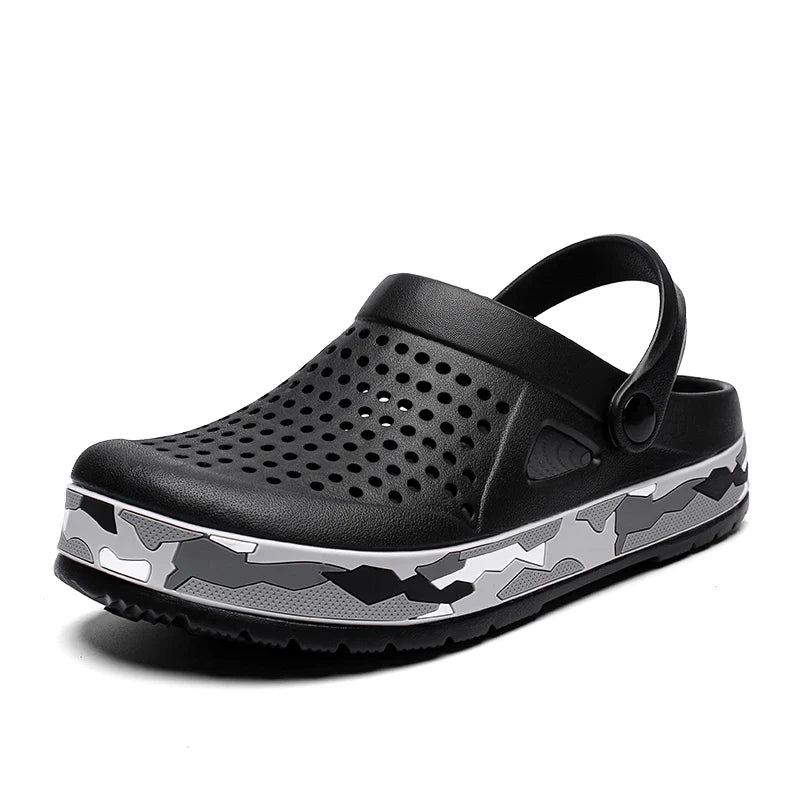 Veltrion Herren Clogs mit rutschfester Sohle