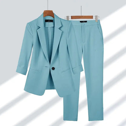 Elegant Sæt med Blazer og Bukser – Din Nøgle til Stil