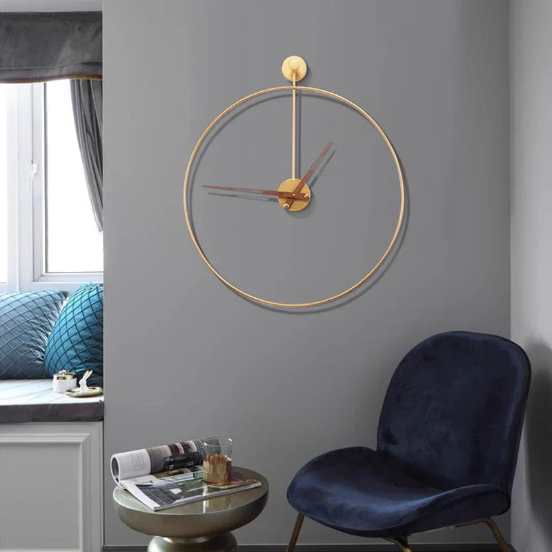 TimeSleek - Moderne Wandklok Voor Moeiteloze Elegantie