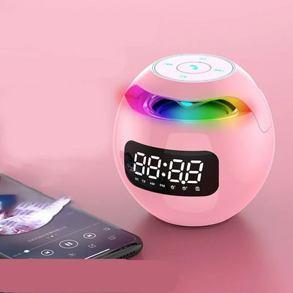 Multi-Function Speaker Alarm Clock for Bedroom Use – Digital Clock with Bluetooth Audio, Alarm and Night Display