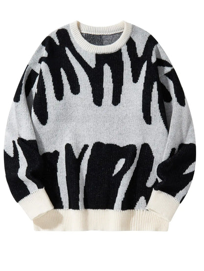 RONAN | CONTRAST KNIT MEN'S PULLOVER