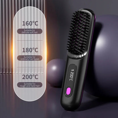 Glissara | Draadloze Haarstylers | USB-oplaadfunctie & LCD-display | Keramiek & Ionen-technologie