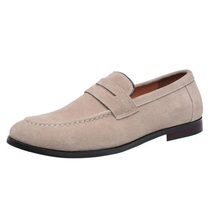 Darren Mocassins Suède Homme – Loafers Élégants Sans Lacets avec Semelle Confortable