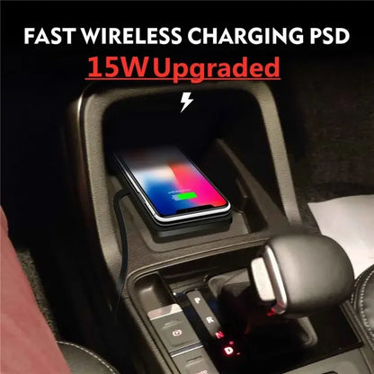 Voltigo Draadloos Oplaadpad | 15W Snellader | Antislip & Ultra-Dun | Compatibel met iPhone & Samsung