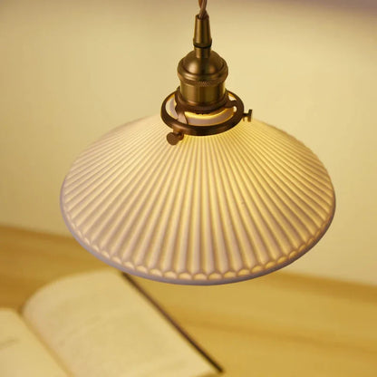 Kaelis - Japanse Keramische Retro Hanglamp Brons
