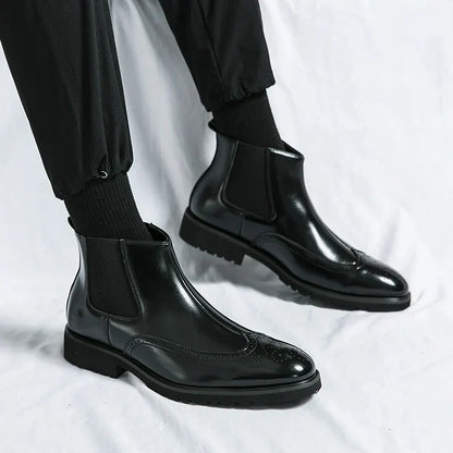 Adrian | Chelsea-Stiefel aus echtem Leder
