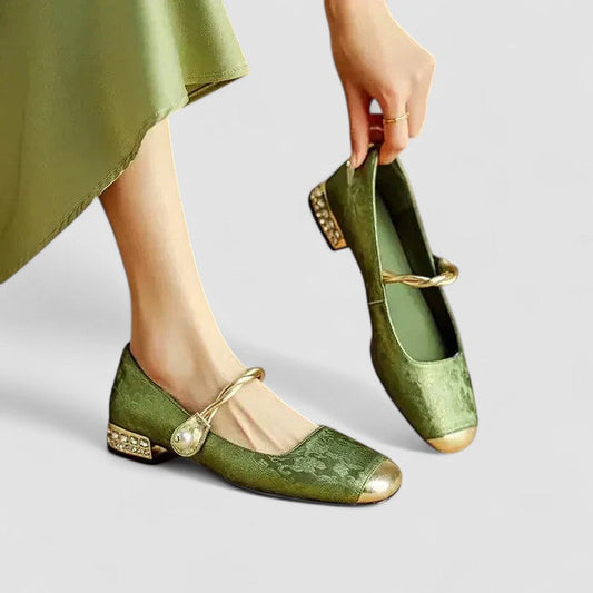 Damen Elegante Mary Jane Ballerinas | Casual